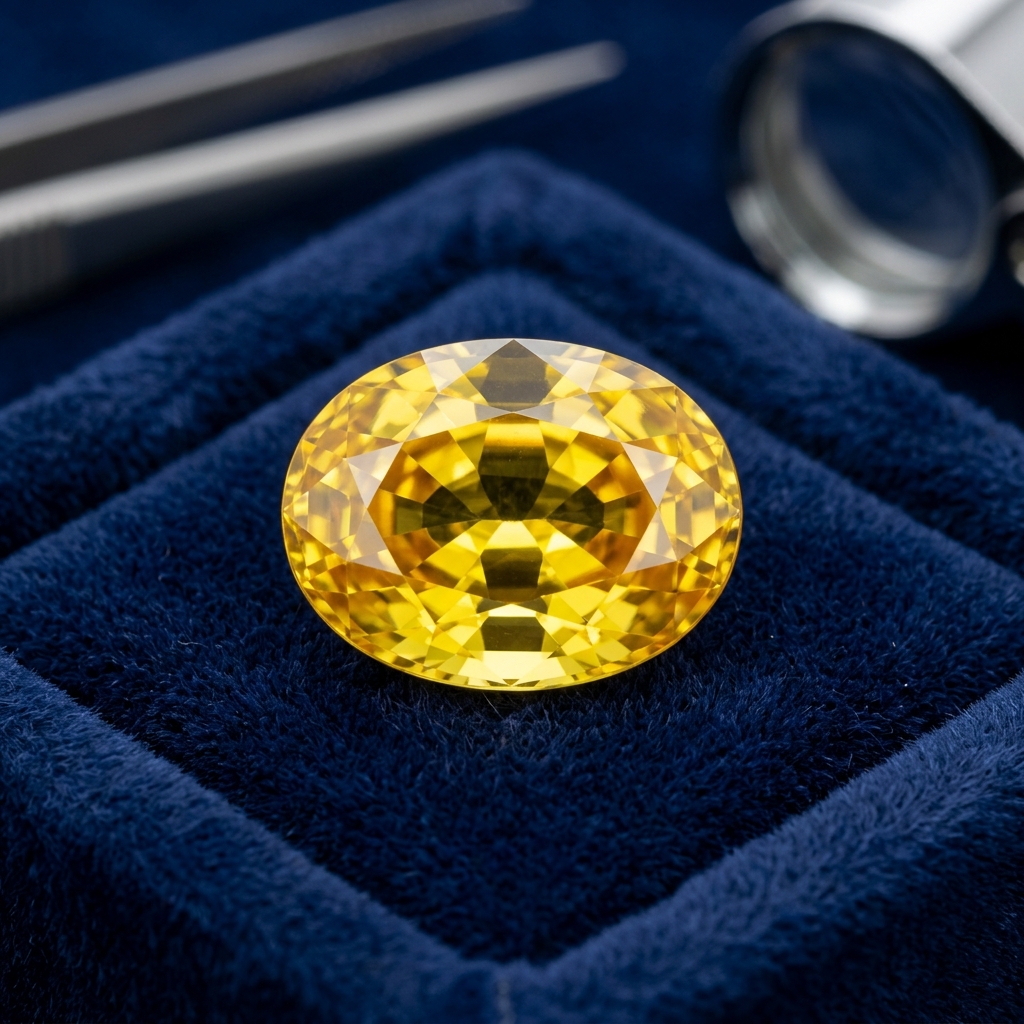 Ceylon Yellow Sapphire Pukhraj