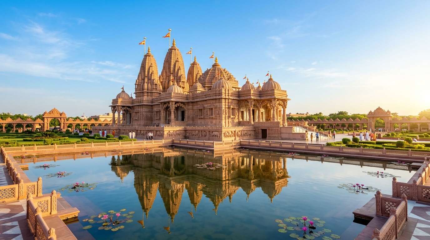 Swaminarayan Akshardham Mandir Architecture